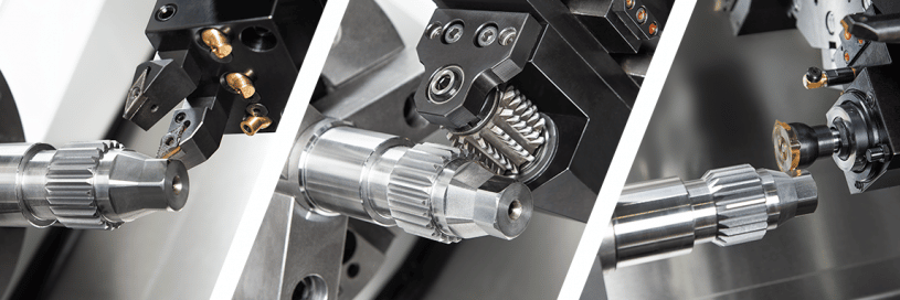 Tecnologias em Usinagem: Gear Hobbing, Polygonal Turning e Suporte de ferramentas duplo